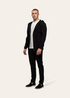 TRIADORO - Tracksuit Jacket with Hood Black