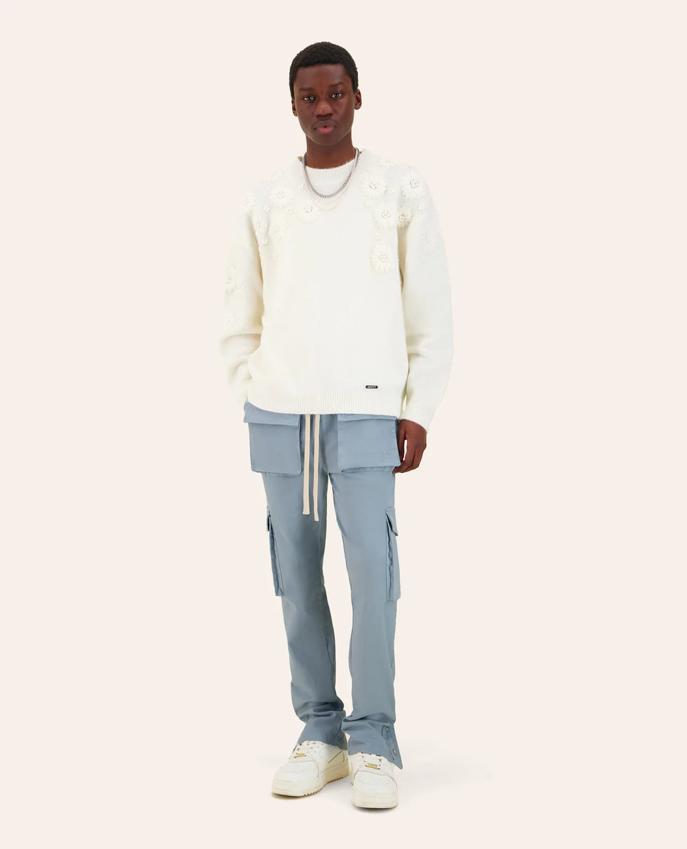 PANTALON CARGO FP - BLEU