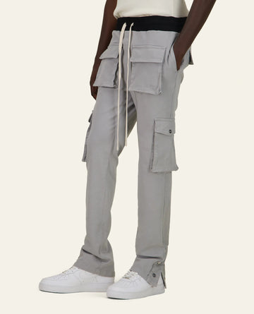 MOUTY - PANTALON CARGO FP - GRIS