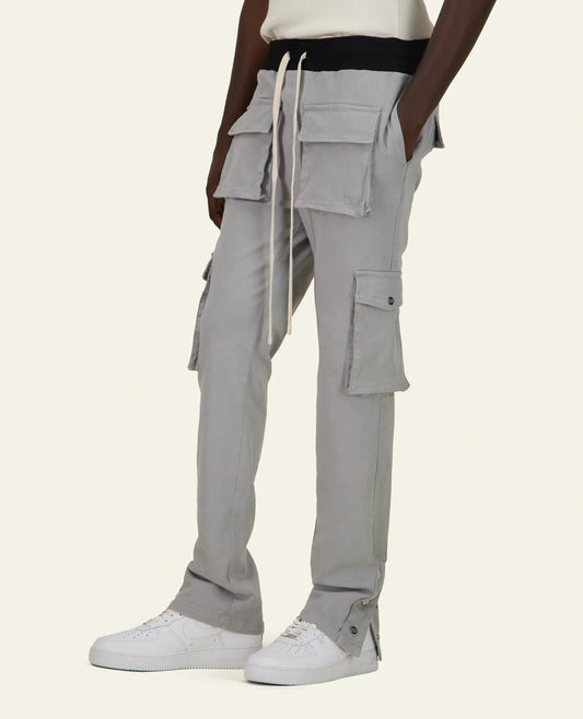 MOUTY - PANTALON CARGO FP - GRIS