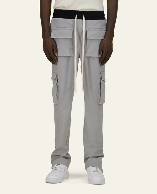 MOUTY - PANTALON CARGO FP - GRIS