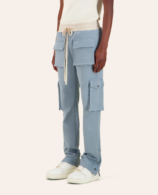 MOUTY - PANTALON CARGO FP - BLEU