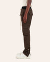 MOUTY - PANTALON CARGO FP - MARRON