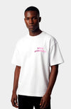 JOEY MARTINS - T-SHIRT SKELETON 3D WHITE AND PINK