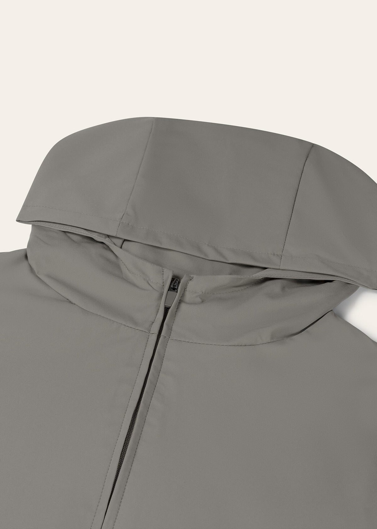 Tracksuit Jacket with Hood Taupe