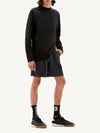 COURREGES - short sports light Lycra BLACK
