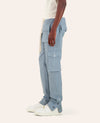 MOUTY - PANTALON CARGO FP - BLEU