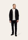 TRIADORO - Tracksuit Jacket with Hood Black