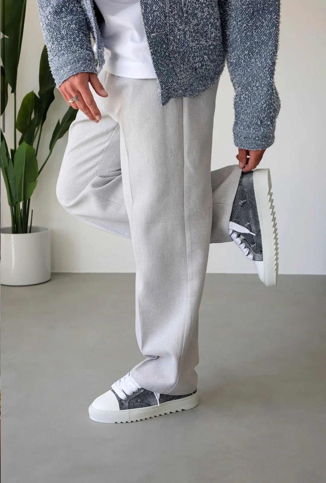 Thrashed denim