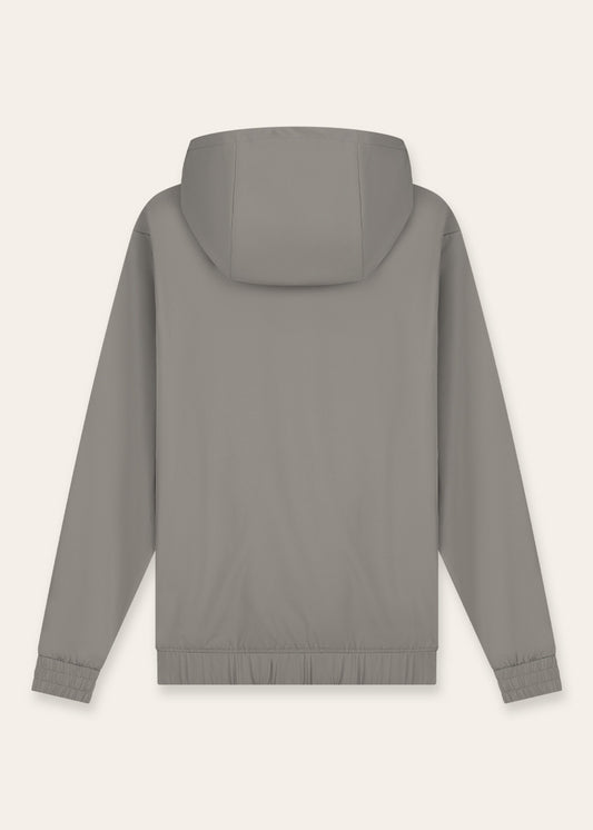 TRIADORO- Tracksuit Jacket with Hood Taupe