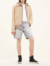 COURREGES - veste zipped light twill SAND