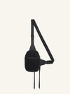 COURREGES - sac canvas 01 leather BLACK