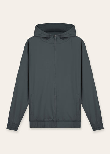 TRIADORO- Tracksuit Jacket with Hood Anthracite