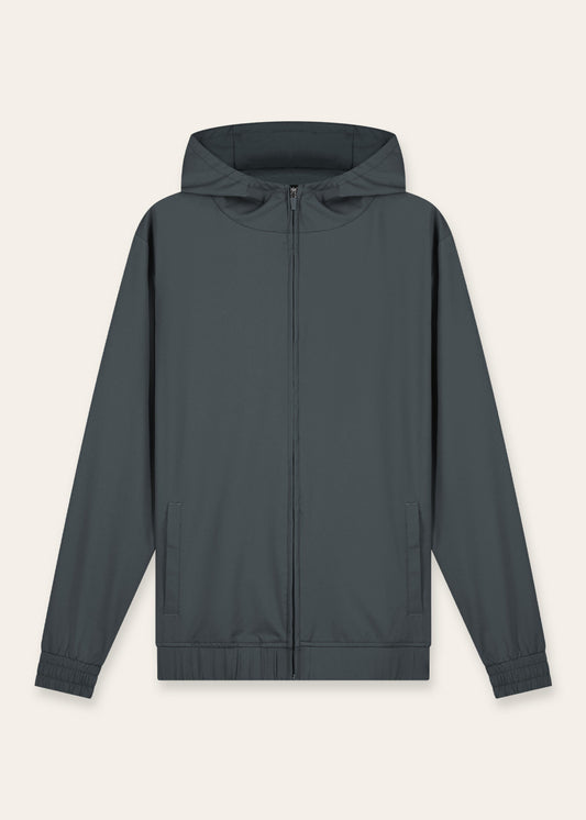 TRIADORO- Tracksuit Jacket with Hood Anthracite