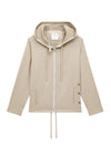 COURREGES - veste zipped light twill SAND