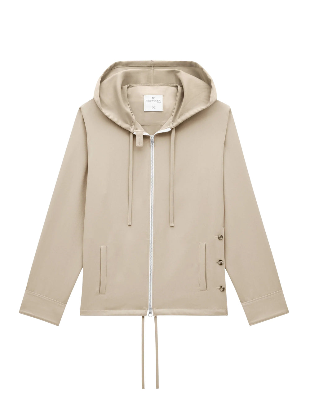 Veste zipped light twill SAND