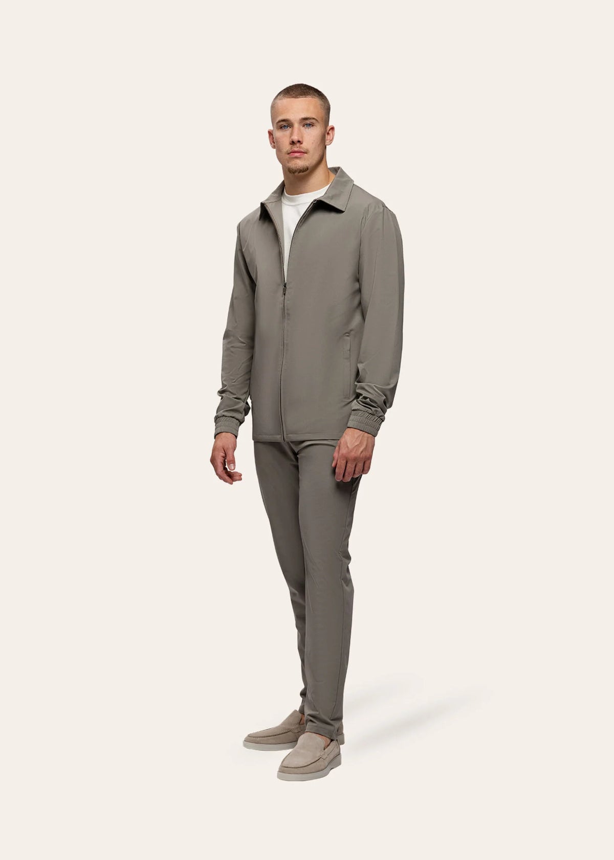 Tracksuit Jacket Taupe