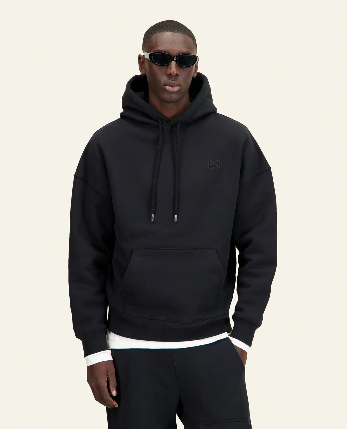 SWEAT À CAPUCHE LEO NOIR