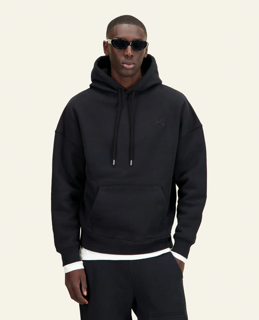 MOUTY - SWEAT À CAPUCHE LEO NOIR