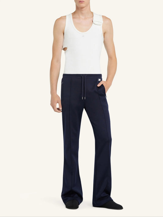 COURREGES - pantalon signature tracksuit NAVY
