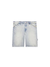 COURREGES - short sailor blue denim LIGHT BLUE WASH
