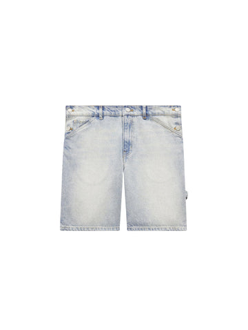 COURREGES - short sailor blue denim LIGHT BLUE WASH