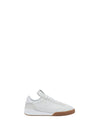 COURREGES - chaussure club 02 cuir HERITAGE WHITE