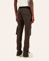 MOUTY - PANTALON CARGO FP - MARRON