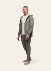 TRIADORO- Tracksuit Jacket with Hood Taupe