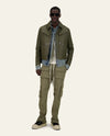 MOUTY - PANTALON CARGO FP - KHAKI
