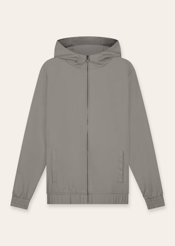 TRIADORO- Tracksuit Jacket with Hood Taupe