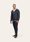 TRIADORO- Tracksuit Jacket with Hood Anthracite