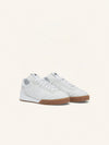 COURREGES - chaussure club 02 cuir HERITAGE WHITE