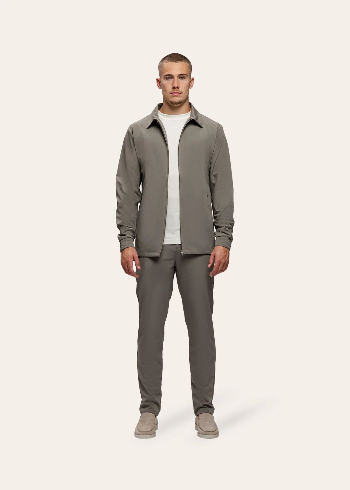 Tracksuit Jacket Taupe