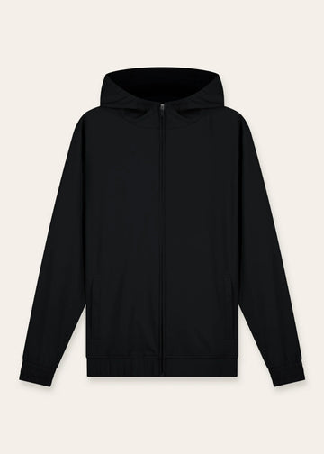 TRIADORO - Tracksuit Jacket with Hood Black