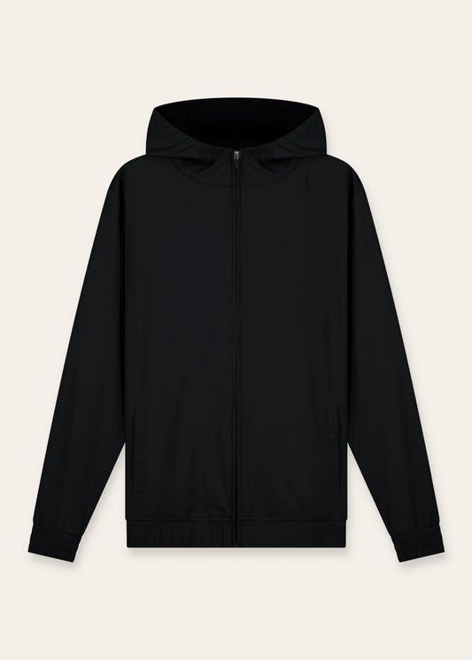 TRIADORO - Tracksuit Jacket with Hood Black
