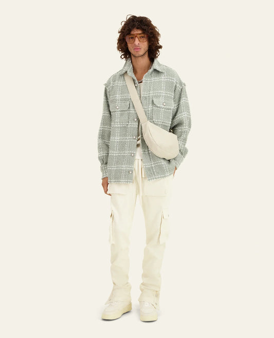 MOUTY - PANTALON CARGO FP - ECRU