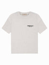 ESSENTIALS T SHIRT “LIGHT OATMEAL”