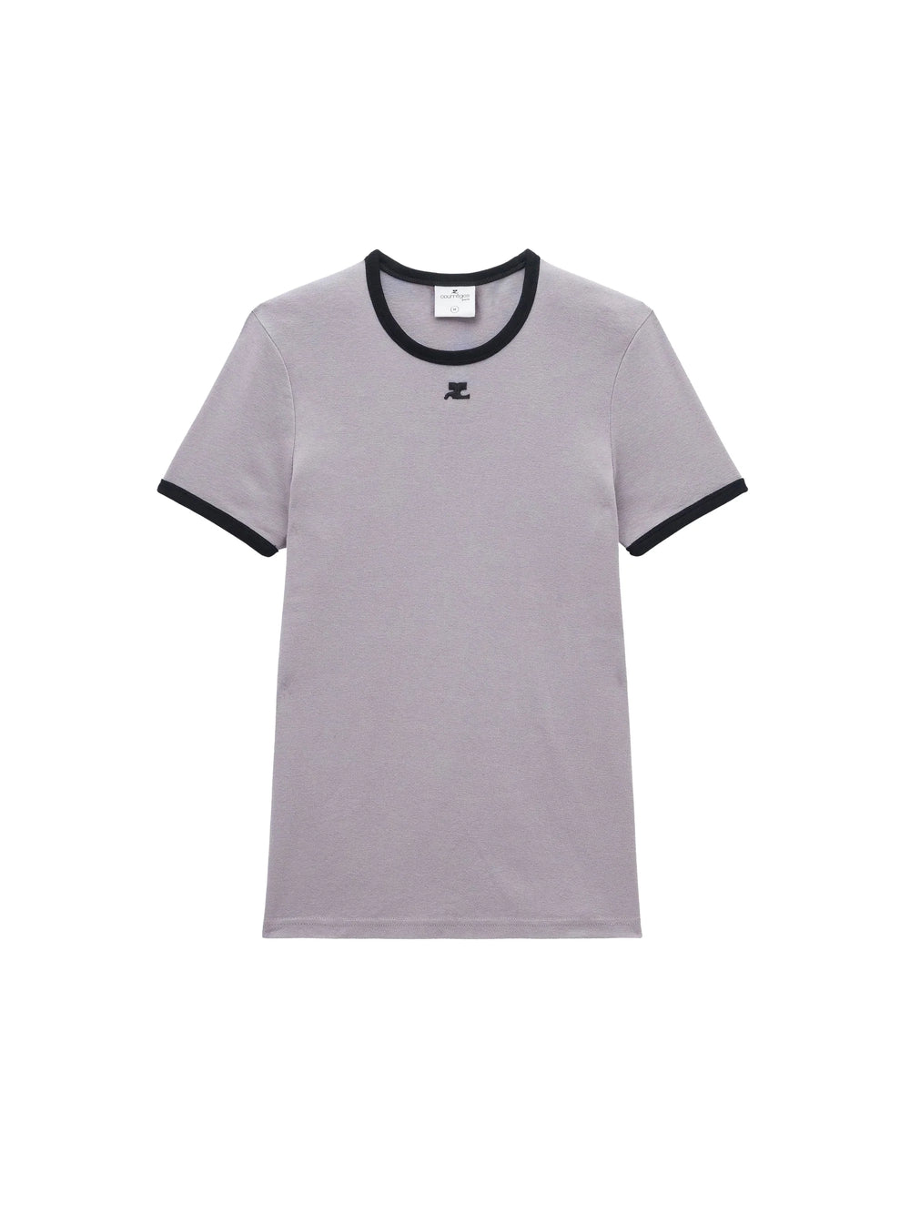 T shirt reedition contrast SMOCKED GREY