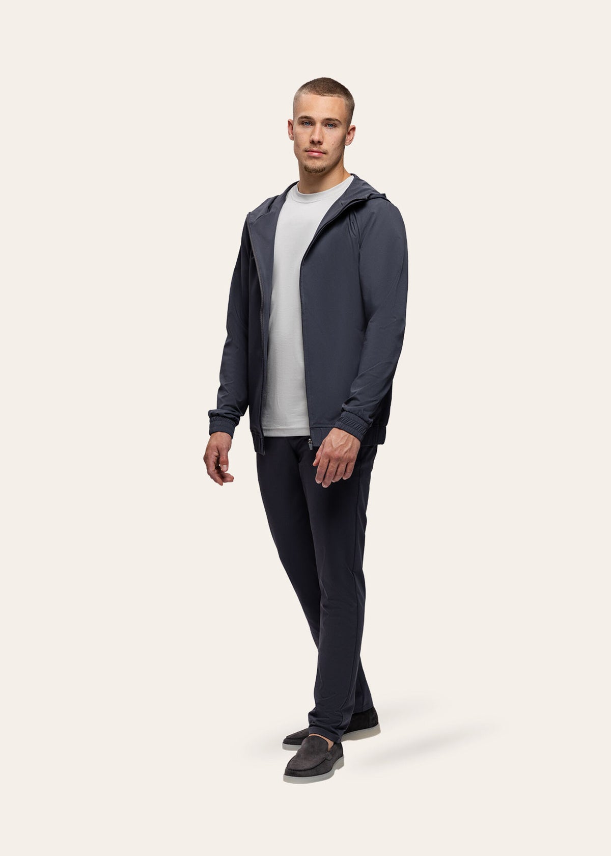 Tracksuit Jacket with Hood Anthracite