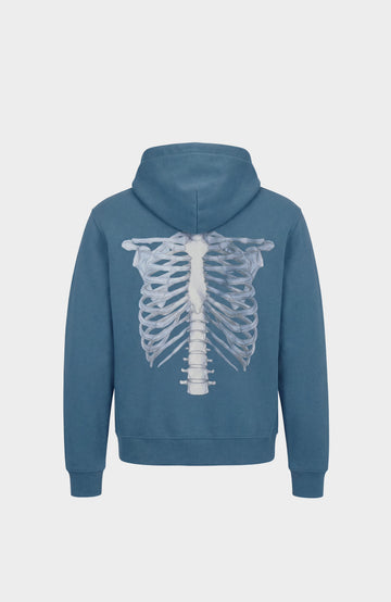 JOEY MARTINS - Sweat Zip Skeleton 3D BLUE
