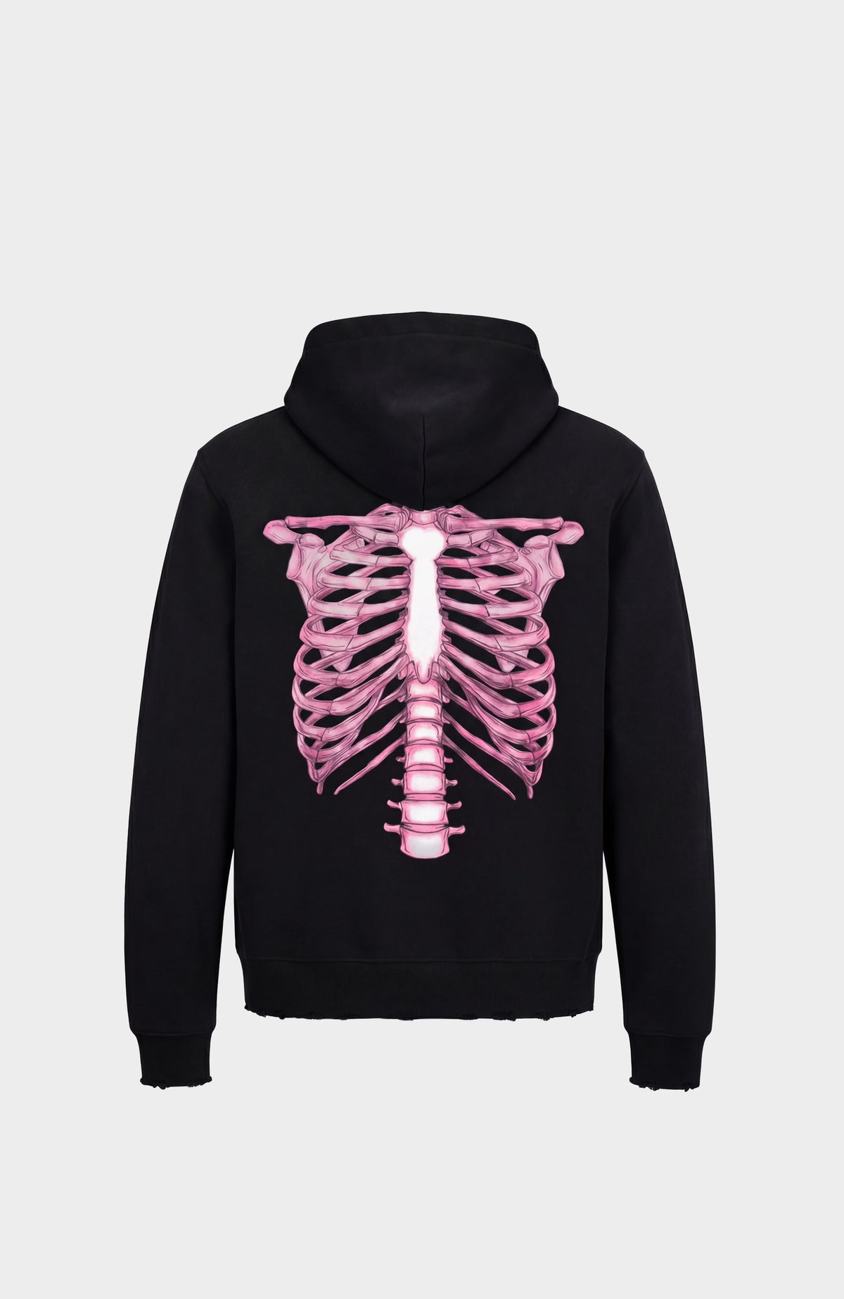 Sweat Zip Skeleton 3D PINK