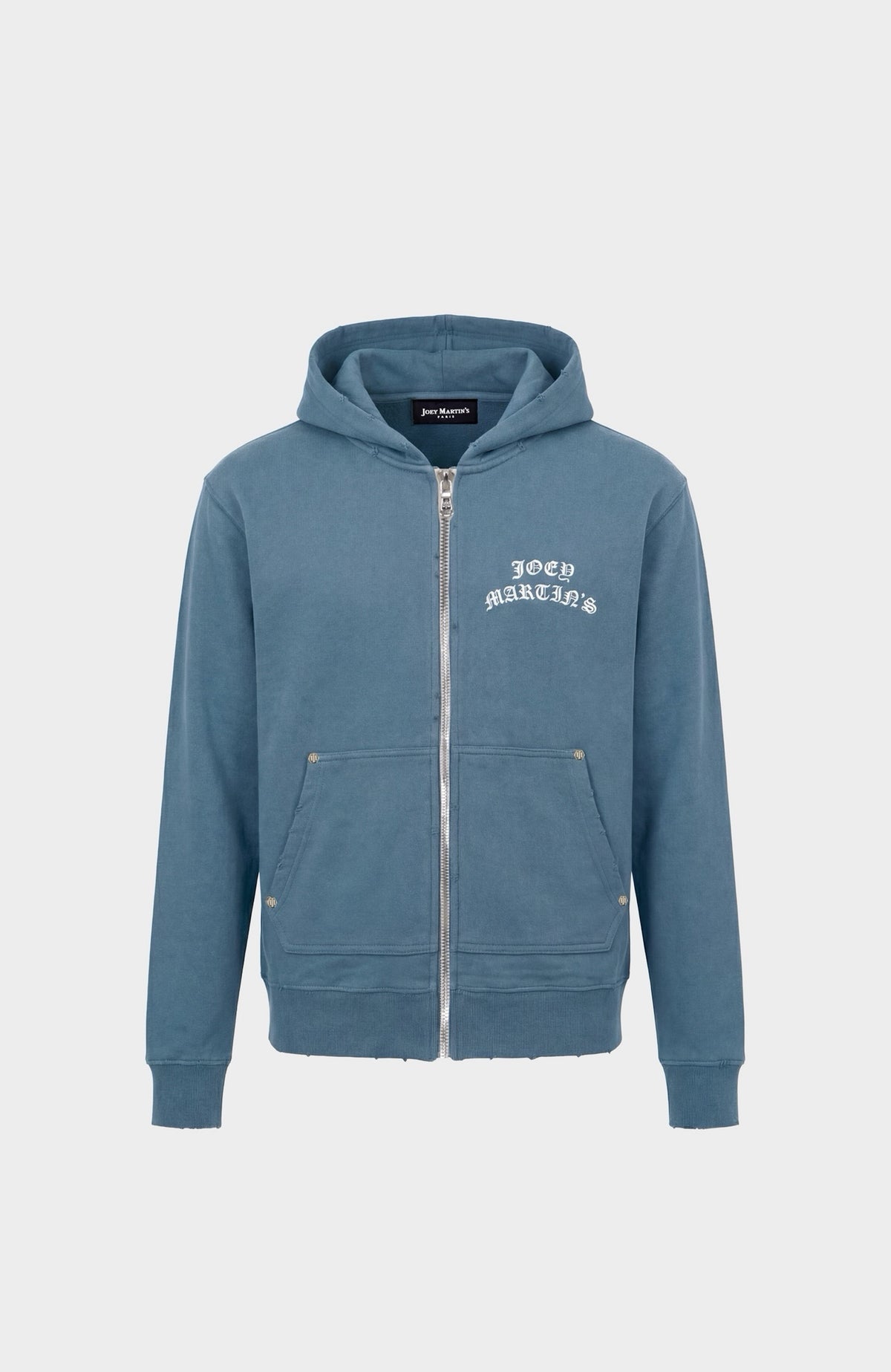 Sweat Zip Skeleton 3D BLUE