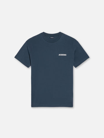 JACQUEMUS -  t-shirt à logo imprimé navy