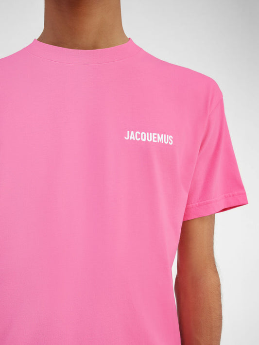JACQUEMUS - t-shirt à logo imprimé pink