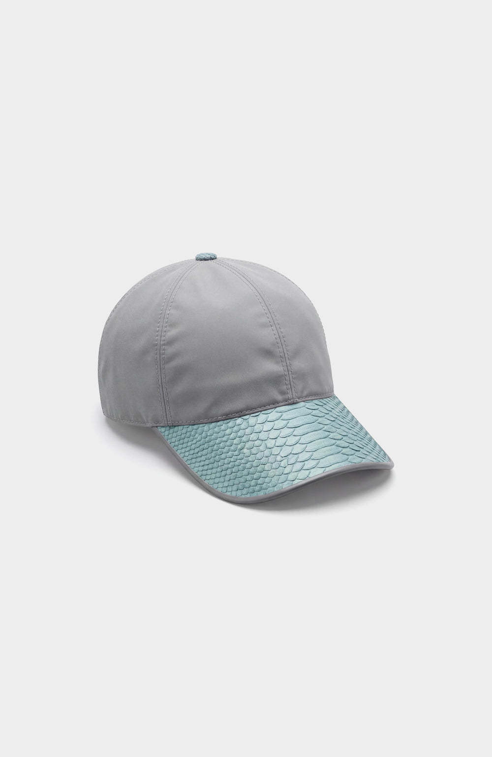 Cap nylon grey / python blue
