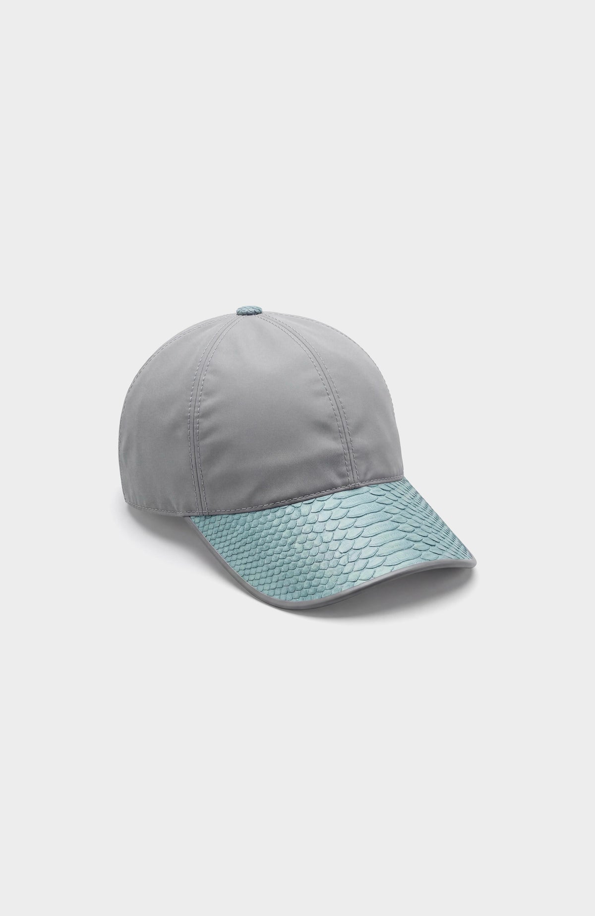 Cap nylon grey / python blue