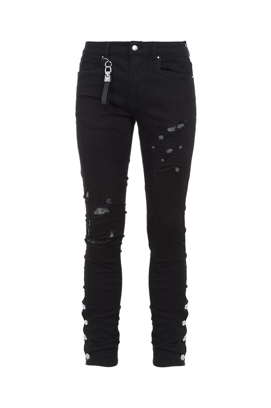 JOEY MARTINS - Jean Denim Skater Black