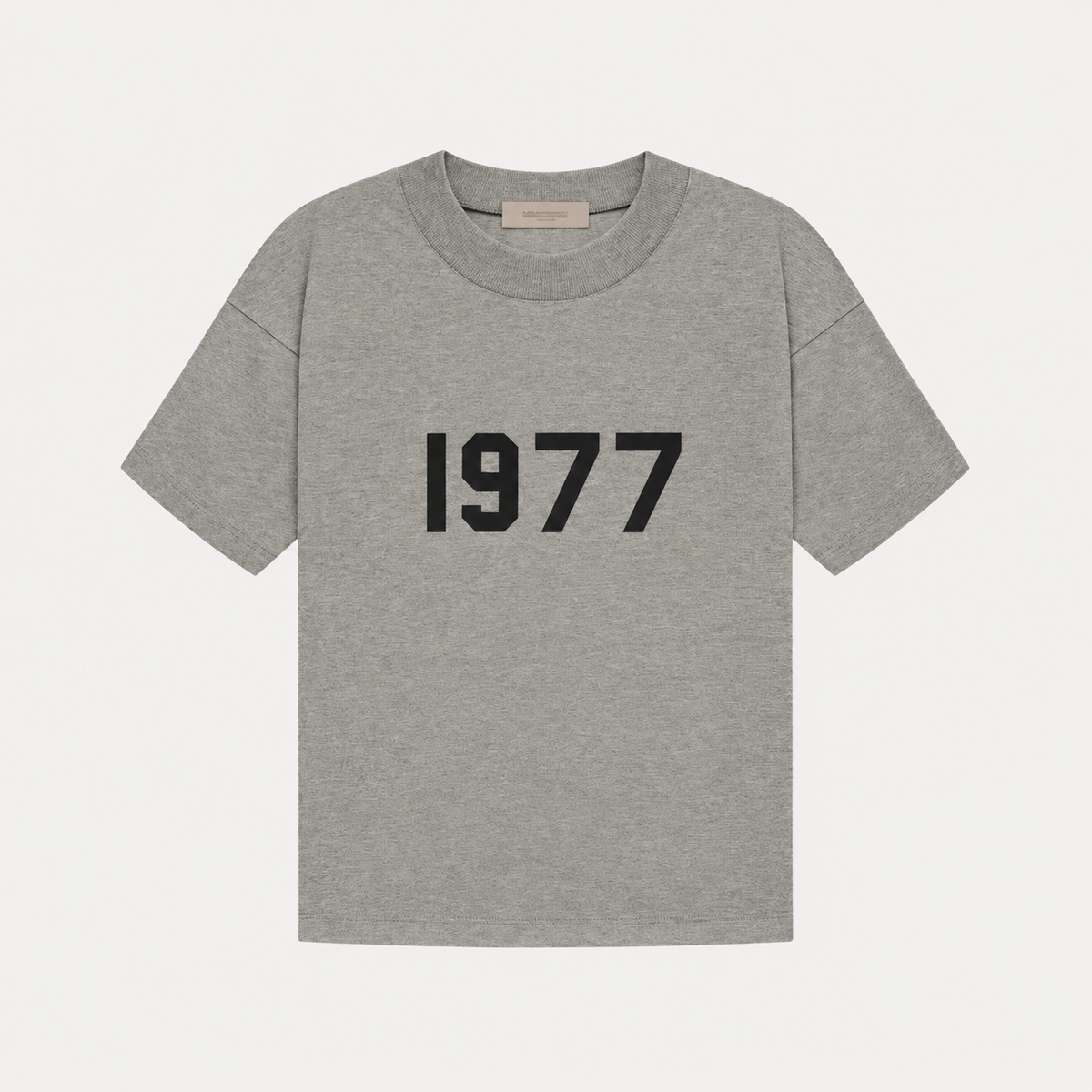 Fear of God Essentials T-shirt 1977 Dark Oatmeal front