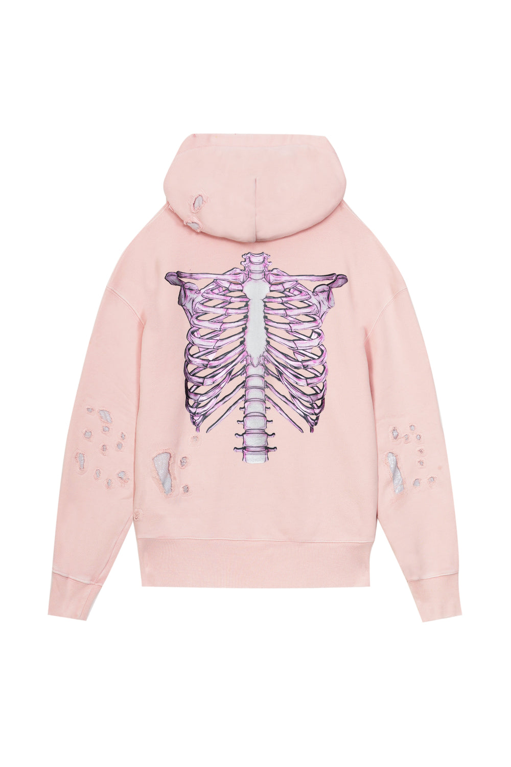 Hoodie Skeleton v2 3D Pink